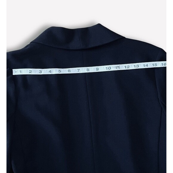 Simply Styled By Sears Solid Black Blazer With Rolled Cuffs Business Casual Sz L - Picture 12 of 13